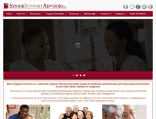 Tablet Screenshot of myseniorsupportadvisors.com